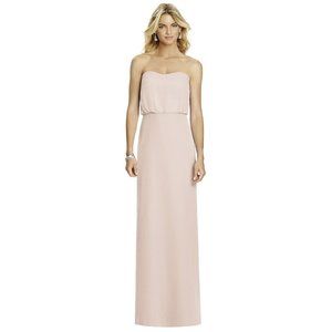 After Six Strapless Maxi Dress 6761Cameo Gown